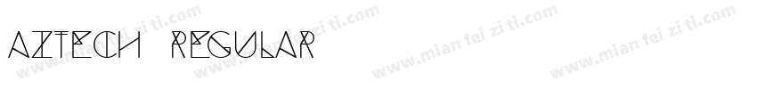 Aztech Regular字体转换